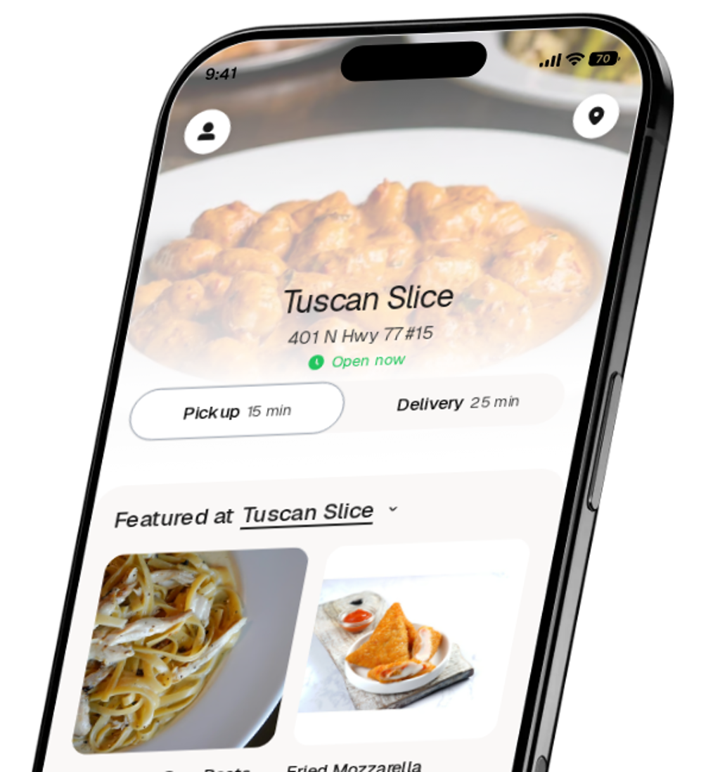 Tuscan Slice app preview