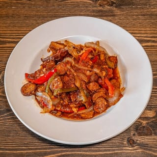 Pork Chop Vesuvio